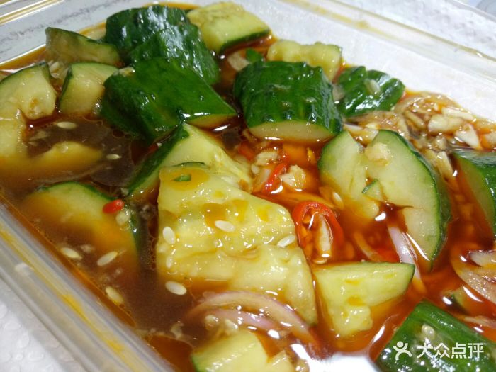 乐见酸辣粉凉拌青瓜图片 - 第1张