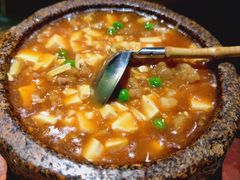 石锅鸡汤豆腐-绿茶餐厅