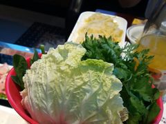 蔬菜大合盘-老长春果木炭涮羊肉(东田·青年城店)