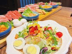 -明洞阿姨·韩式酱蟹烤肉·创意料理(三元桥店)