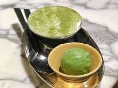 龙井提拉米苏配绿茶冰淇淋-湖滨28中餐厅·西湖宴·杭州君悦酒店