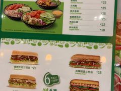 菜单-赛百味SUBWAY(地王广场店)