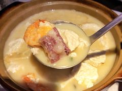 鲜虾火腿炖豆腐-徽州小镇(高新店)