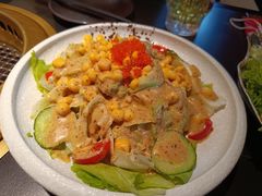 三文鱼牛油果沙拉-谷牛和牛烤肉(漕河泾印象城店)