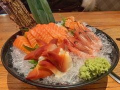三文鱼刺身-赤坂亭M9和牛烧肉(世博源店)