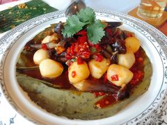剁椒蒸芋艿黑鸡枞菌-若蘭慈·无国界素食料理(欢乐海岸店)