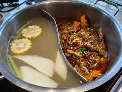 鲜鸳鸯牛杂锅底-潮牛海记•潮汕牛肉火锅•醉鸡煲•粿条汤(通北路店)