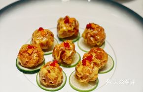 Sea Urchin Lime Shrimp Balls
