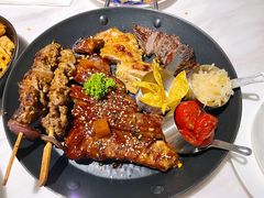 德克萨斯BBQ烤猪排骨套餐-Gray Whale 灰鲸餐厅(北美N1店)