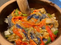 茄子配豆角-擂饭(五一广场店)