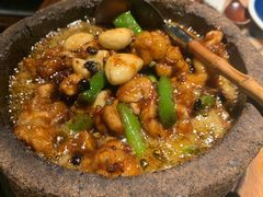 石锅杭椒牛蛙-桂满陇-西湖船宴(西单大悦城店)