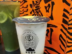 老虎堂绿茶厚鲜奶-老虎堂TIGER SUGAR