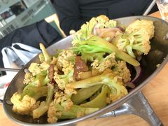 干锅有机菜花-醉得意·山茶油炒土鸡(泰安火车站大润发店)