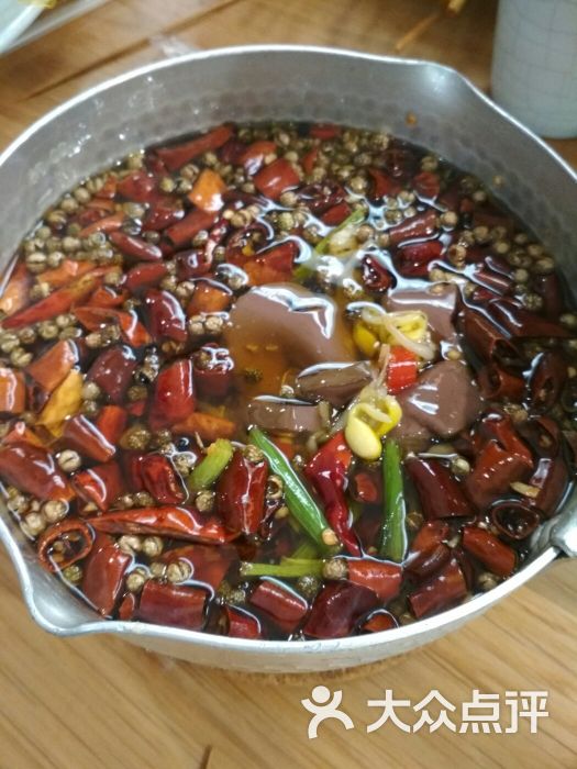 森龙邑海鲜烧烤大排档(闽江路店)马勺鸭血图片 - 第1张