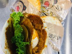 火腿鸡蛋全家福夹馍-刘大饼土豆片夹馍(余家寨店)