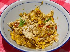 香醋炒土鸡蛋-荆九爷爆炒桥头三嫩(浙大店)