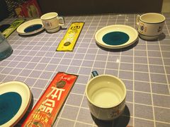 餐具摆设-鱼酷活鱼烤鱼(北美店)