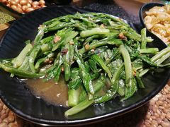 豆豉鲮鱼油麦菜-潮十三潮汕砂锅粥(高新四路大都荟店)