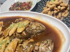深海黄鱼年糕-径山十八道·风味民间菜(杭州总店)