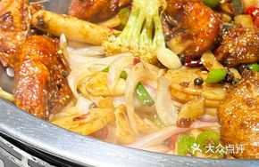 Dry Pot Chicken Wings and Shrimp