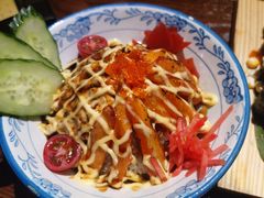 赤焰帝黄蟹腿金枪鱼盖饭-二丁目食堂(铁西星摩尔店)