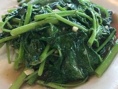 蒜蓉炒通菜-大树下海鲜饭店