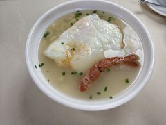 肠仔煎双蛋汤通粉-港式金翠茶餐厅