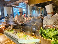 自助取餐区-万达瑞华酒店美食汇自助餐厅(楚河汉街店)