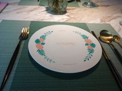 餐具摆设-蜜桃花开·中西融合菜E&W(南长街店)