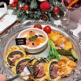 这家西餐厅的圣诞氛围浓度达到了1000%