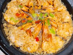 石锅蒜香蝴蝶虾-韵秋荷(宝山龙湖天街店)