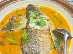 土烧溱湖鱼头-老海陵·泰州菜(图书馆店)