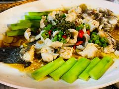 鲜花椒蒸笋壳鱼-猪肉婆私房菜(容桂总店)