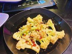 烤花菜-西街夜油条·麻团包乌饭