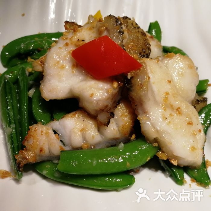 粤菜炒石斑鱼片图片