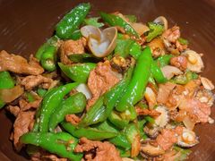 鲍鱼辣椒炒肉-农耕记·湖南土菜(南山欢乐海岸店)