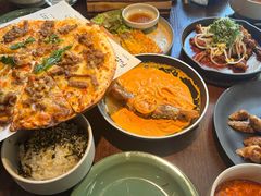辣奶油佐大虾意面-Fuzzy Bistro 浮几韩餐·茶酒馆