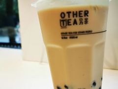 锅煮黑糖薯丸黑魔奶茶-OT另茶(上海幸福里店)