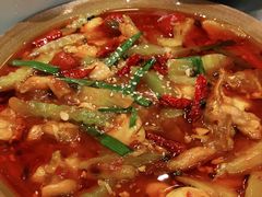椒香水煮跳水蛙-柒园·三十年创意杭帮菜(龙湖滨江天街店)