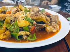 -炕锅羊肉土火锅面片大王