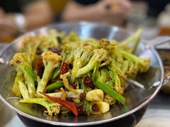 干锅花菜-老师家羊杂碎(延安总店)