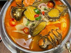 海鲜锅-甜阿姨·天台花园私房菜(万松园店)