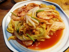 大虾烧白菜-1937青岛老味道·海肠捞饭·青岛菜(大鲍岛栈桥店)