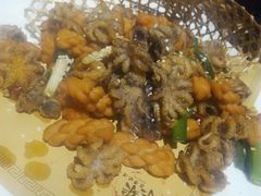 -东来菜馆•手抓海鲜家常菜•海鲜锅贴(鸽子窝店)