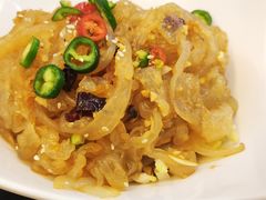 菜心拌海蜇-双海酒店·海鲜家常菜(南戴河店)