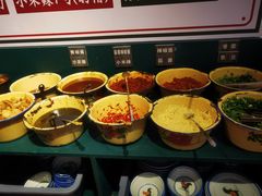 自助调料区-沙胆彪炭炉牛杂煲(成都玉林店)