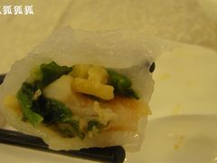 招牌の鲜虾菠菜饺-凤城酒家(铜锣湾店)