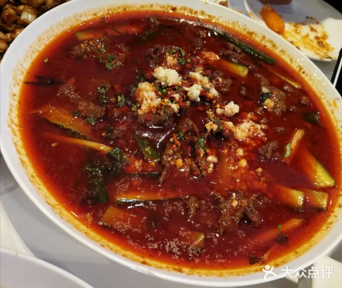 眉州东坡(博雅店)香辣水煮牛肉图片