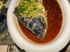 剁椒鱼头-绿茶餐厅(松江万达店)