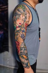 -幸运7纹身刺青Lucky7tattoo